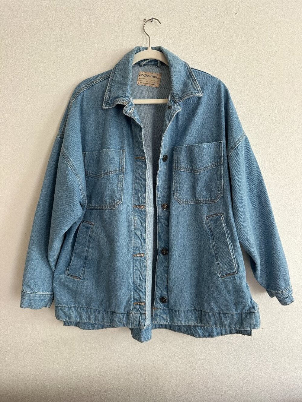 Free People Madison City Twill Jacket Size Small